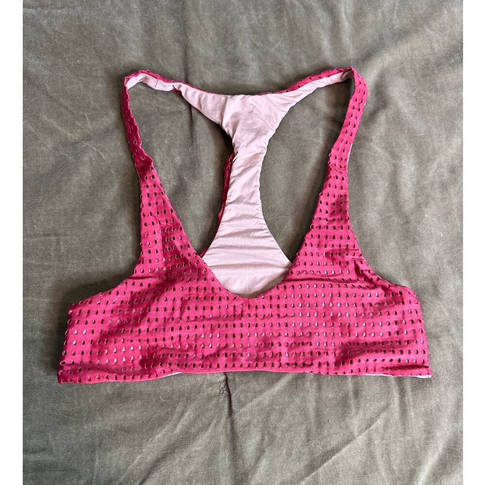 Acacia Swim Spain Mesh Top Lychee XL